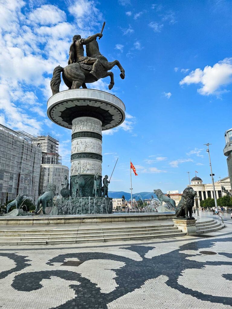 Warrior On A Horse Skopje, North Macedonia