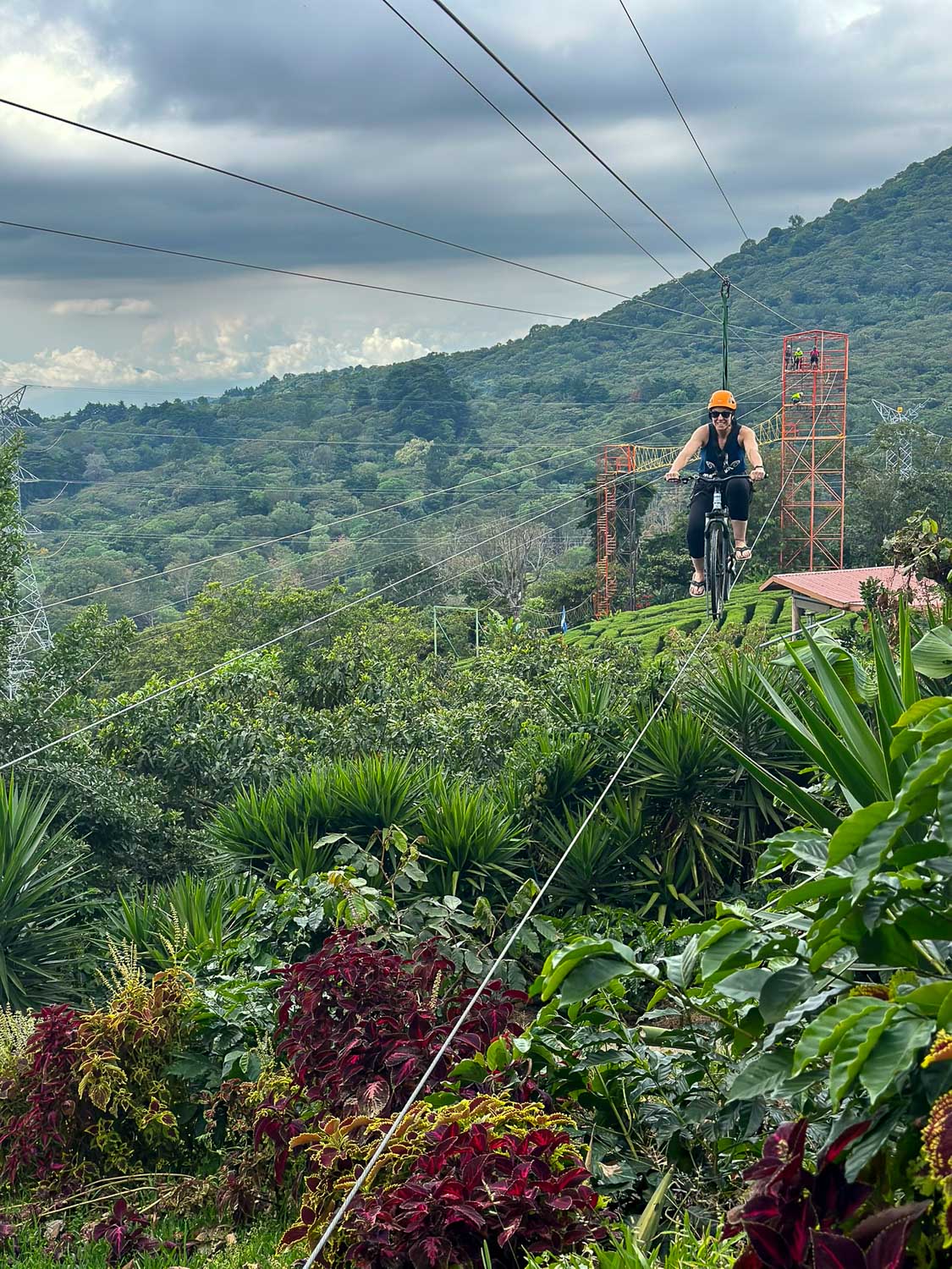 Bicycle Zipline, Cafe Albania El Salvador