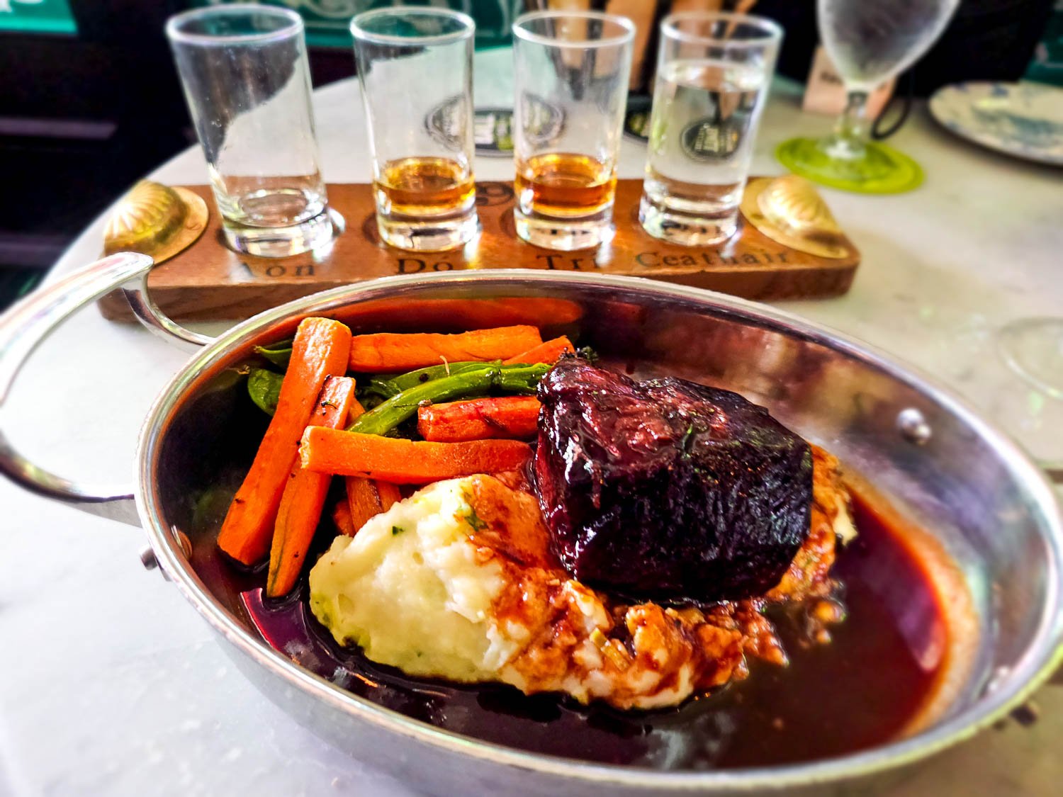 Braised beef dish at Raglan Road Irish Pub in Disney Springs
