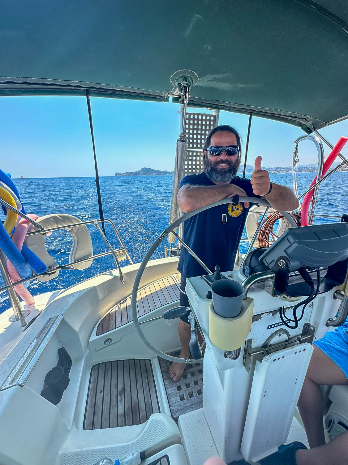 Captain George, from Half Price Tours Rhodes, Greece