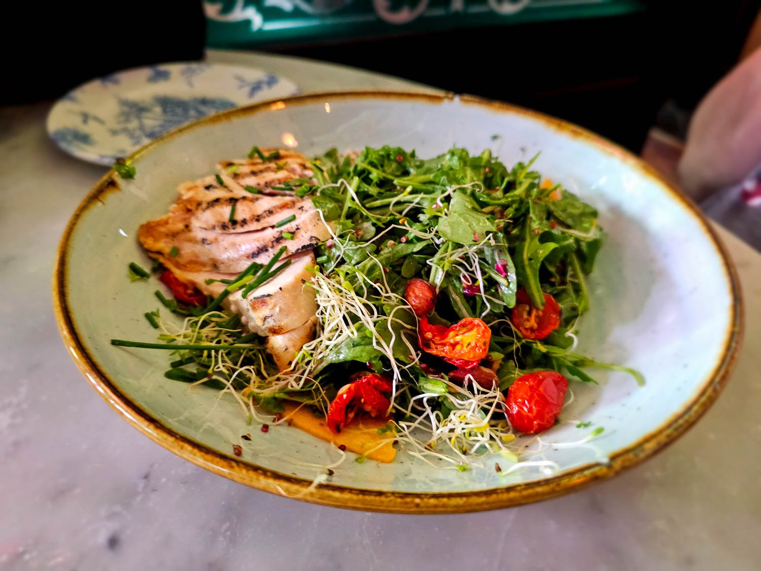 Harvest salad with grilled chicken at Homecomin’ Disney Springs