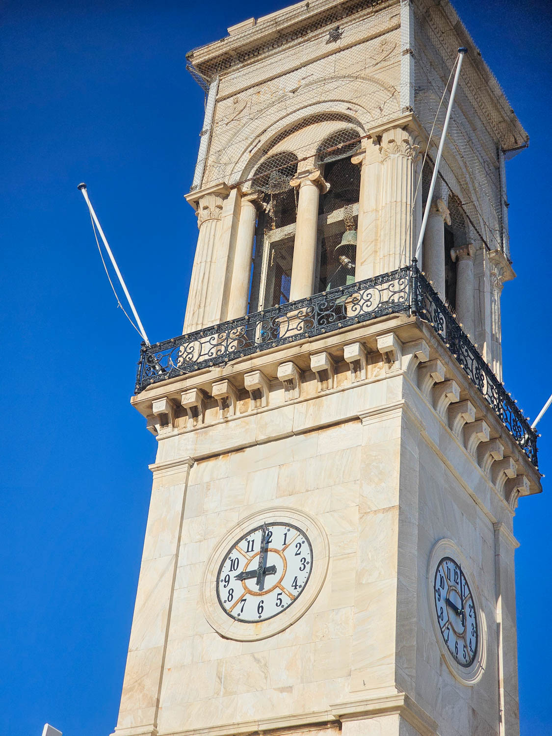 Hydra Town’s central clock tower