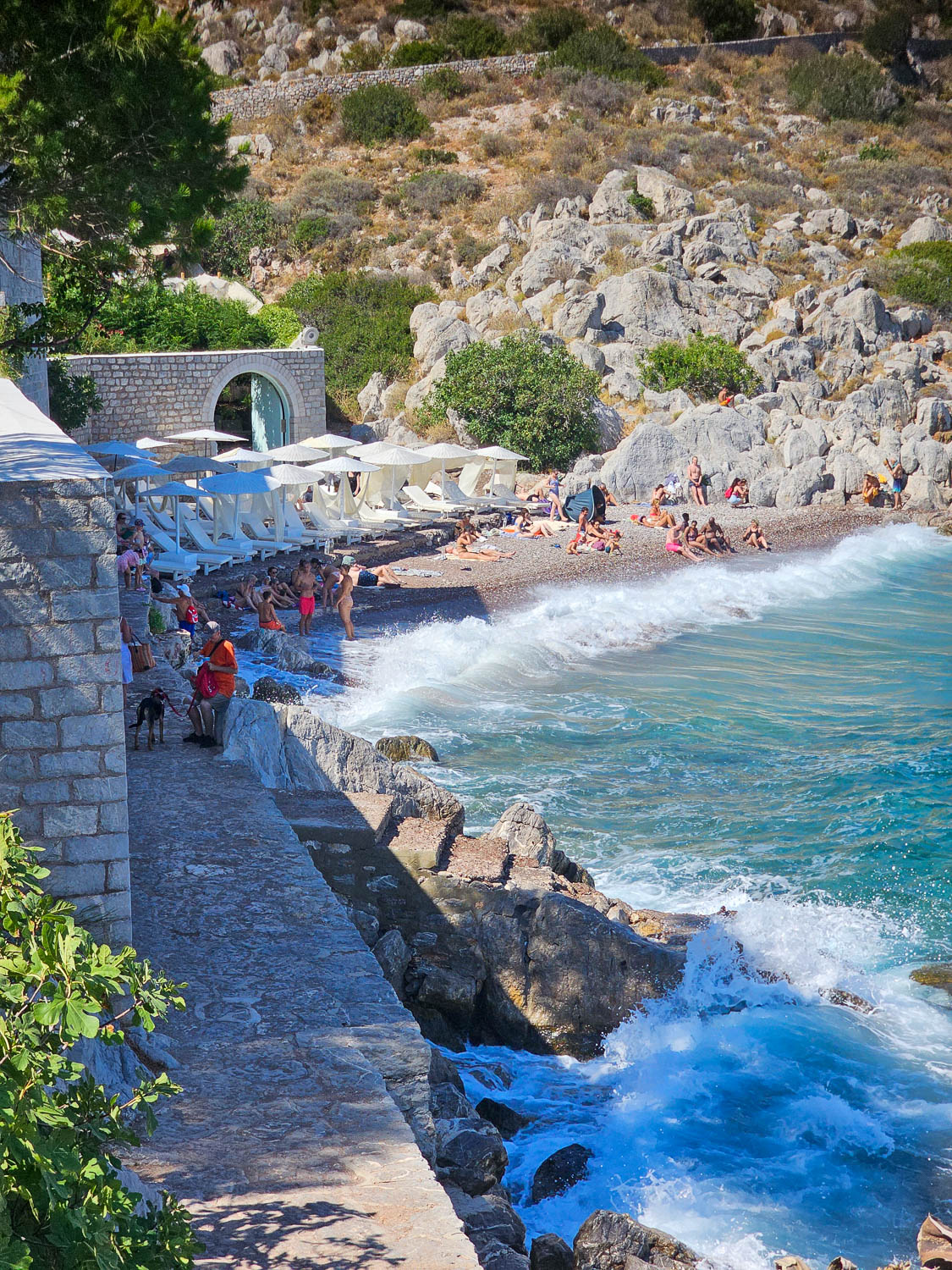 Kaminia Beach Hydra, Greece