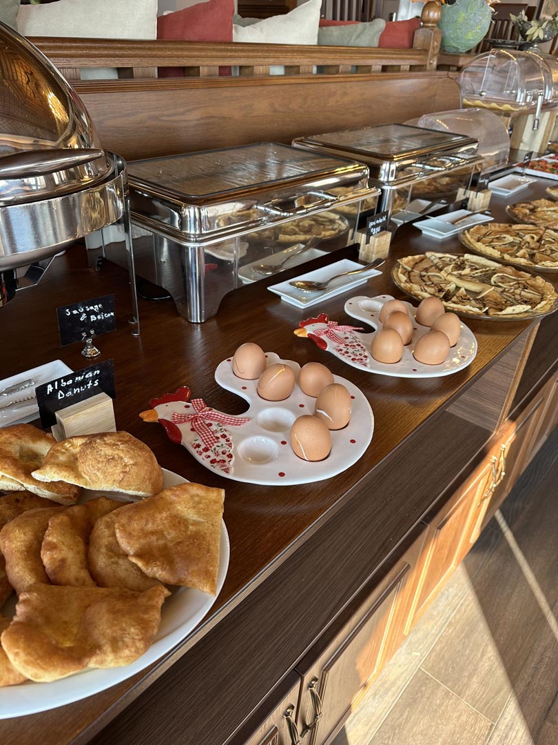 Kerculla Resort wide breakfast selections Gjirokaster, Albania