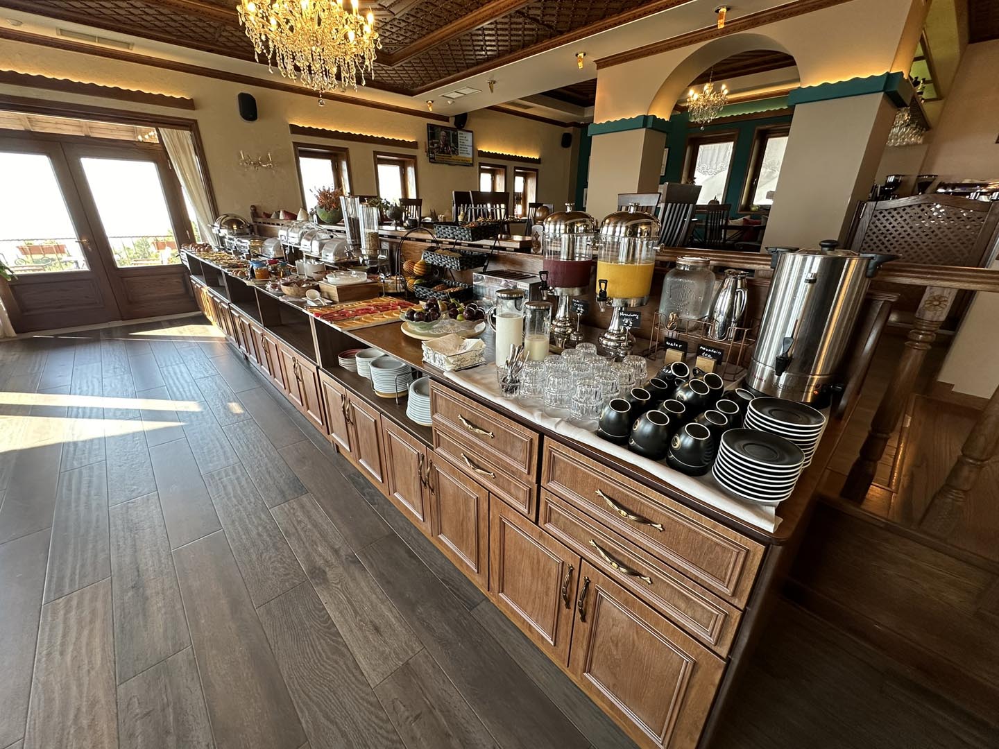 Kerculla Resort buffet breakfast Gjirokaster, Albania