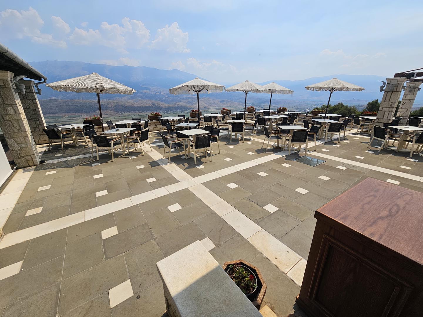 Kerculla Resort stunning patio Gjirokaster, Albania