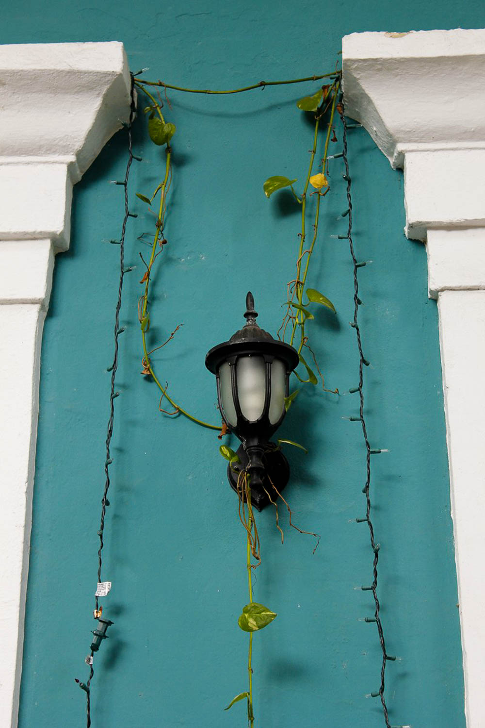 Colonial architecture and pastel buildings in historic center (Old San Juan, Puerto Rico)