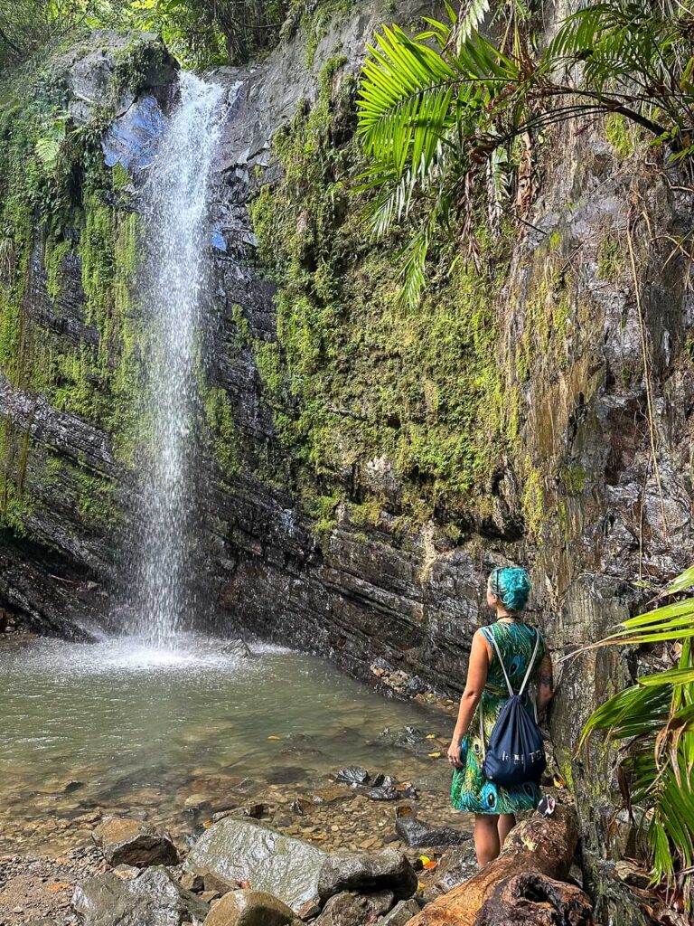 Juan Diego Falls waterfall in El Yunque, Puerto Rico