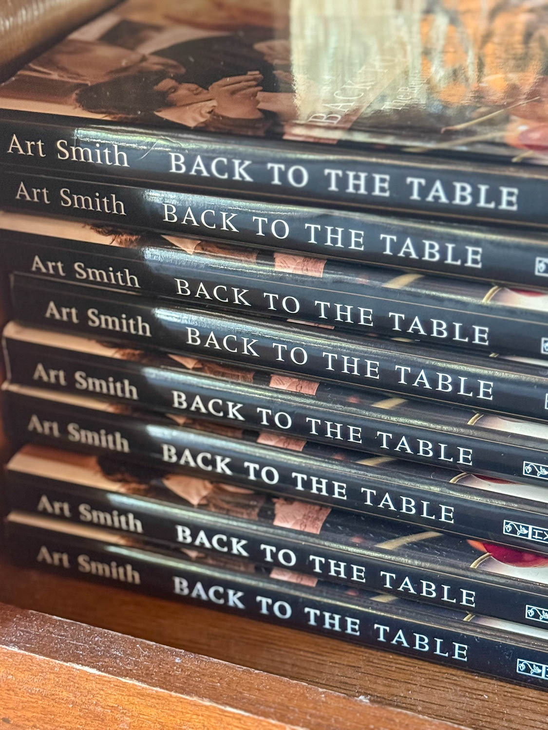 Chef Art Smith’s Homecomin’ cookbook display at Disney Springs
