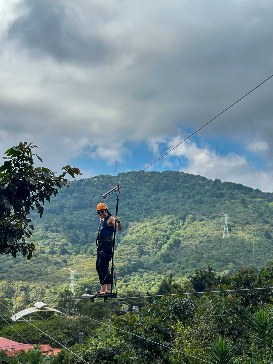 Surfboard Zipline, Cafe Albania El Salvador