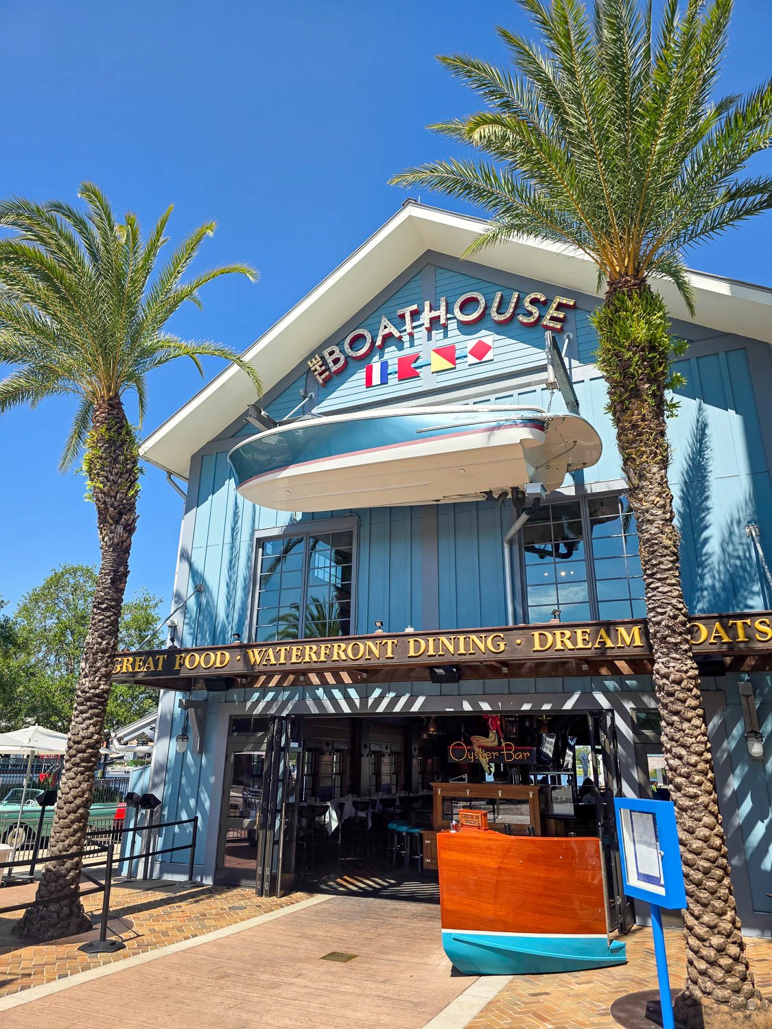 The Boathouse waterfront restaurant at Disney Springs
