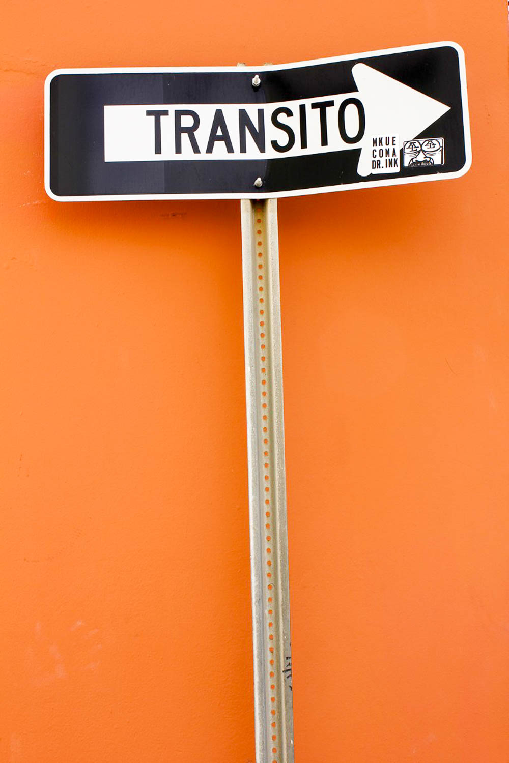 Narrow one-way street in Old San Juan (Puerto Rico)