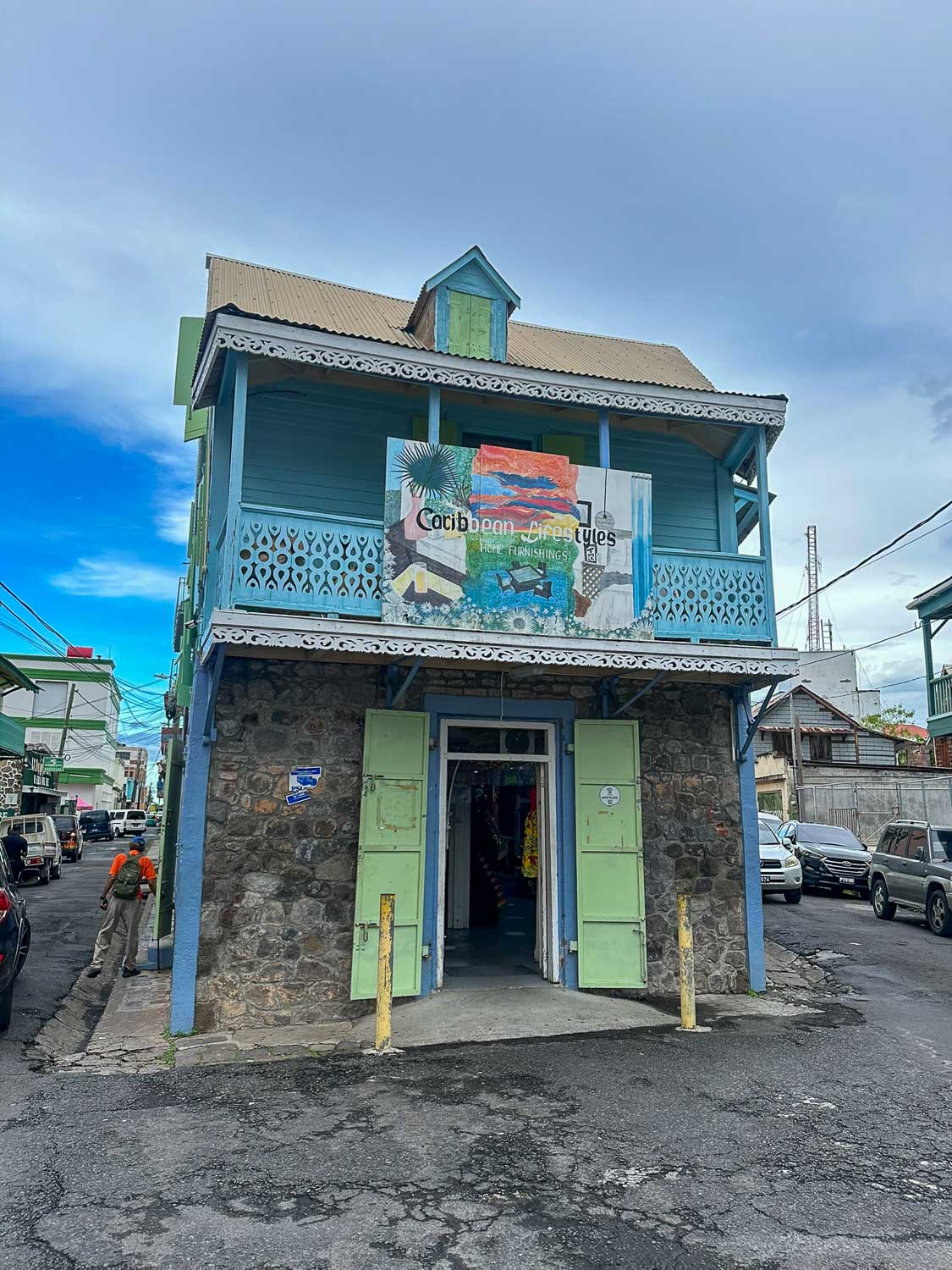 The back streets of Roseau Dominica
