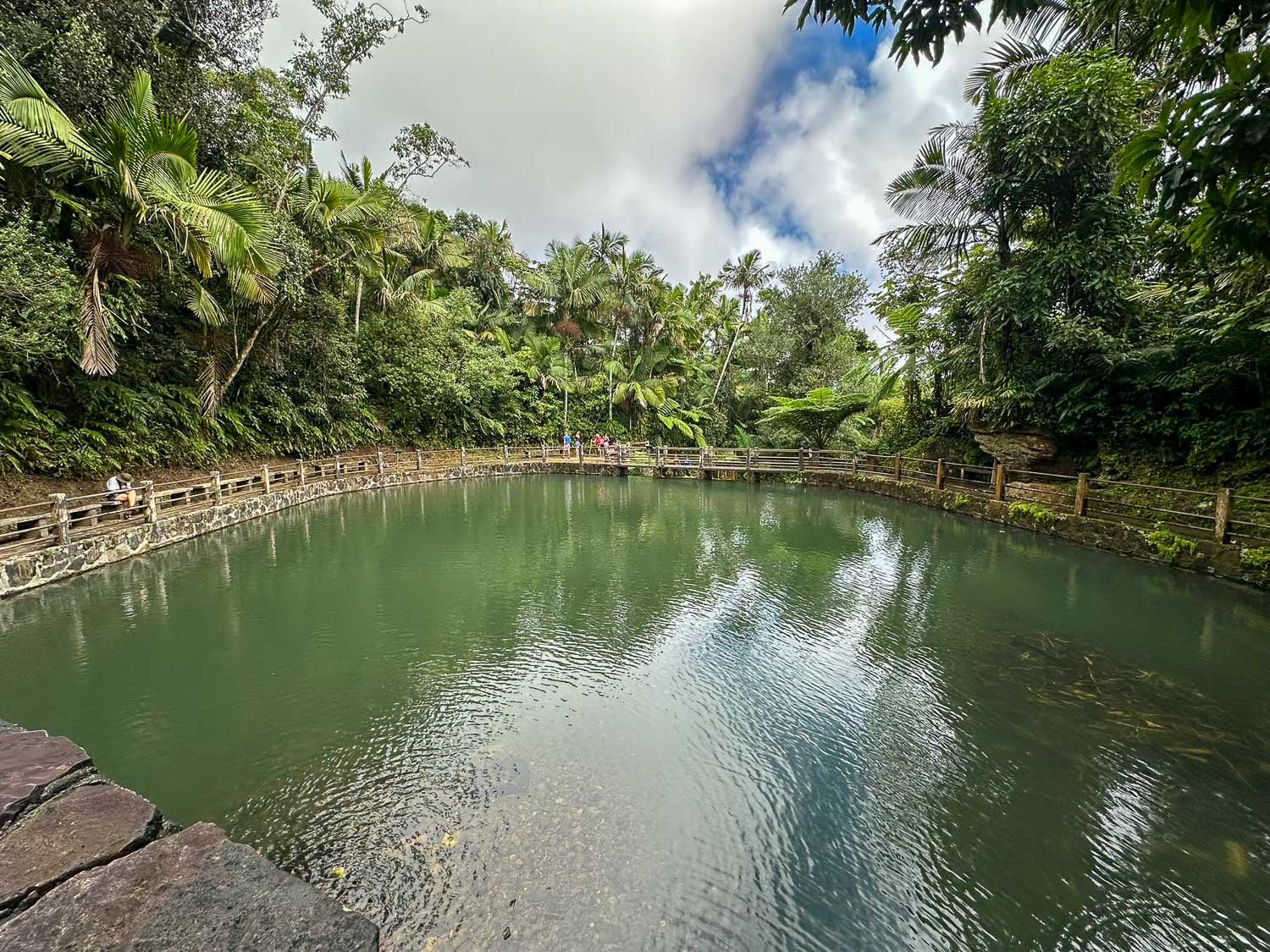 Baño Grande historic recreational area in El Yunque National Forest (Puerto Rico)