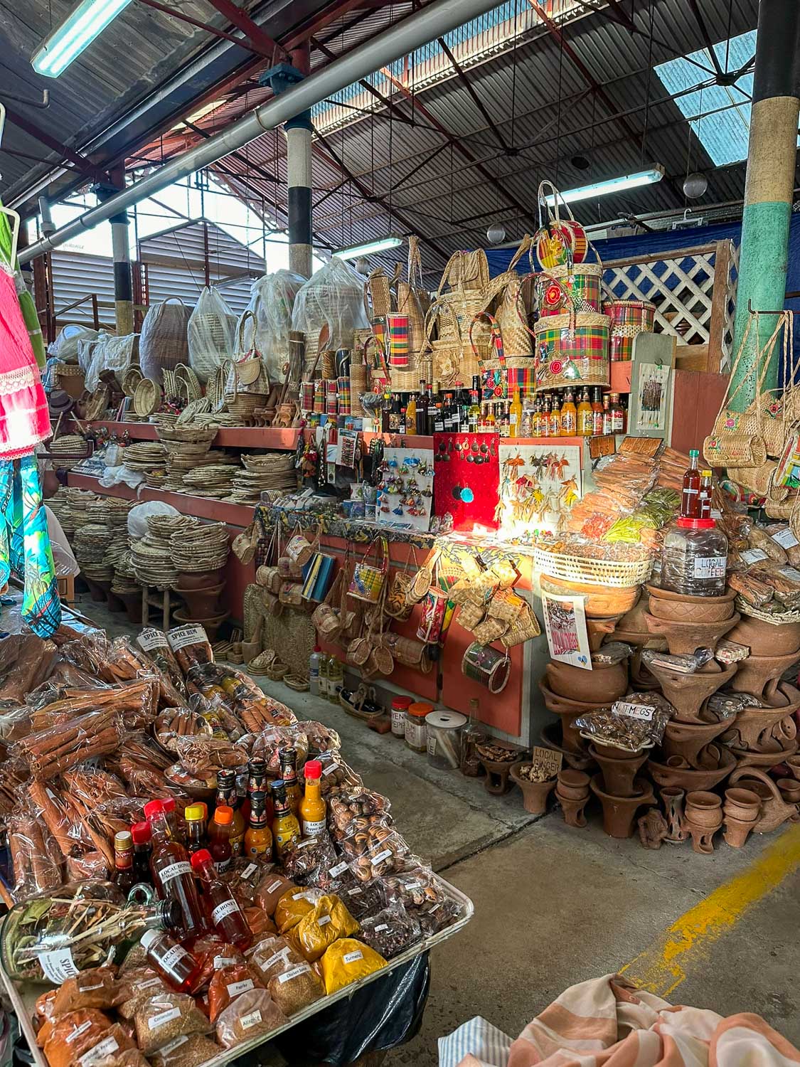 Castries Market St. Lucia