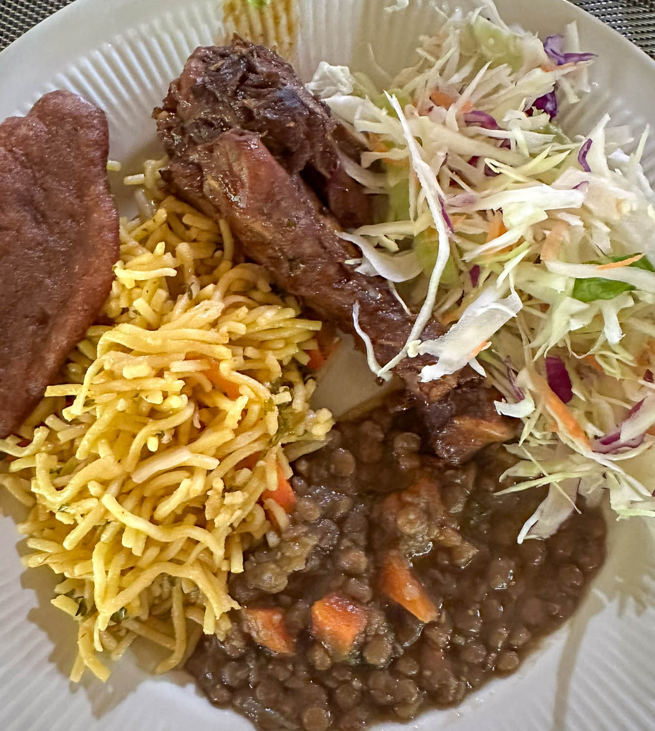 Creole buffet lunch Morne Coubaril Estate, St. Lucia