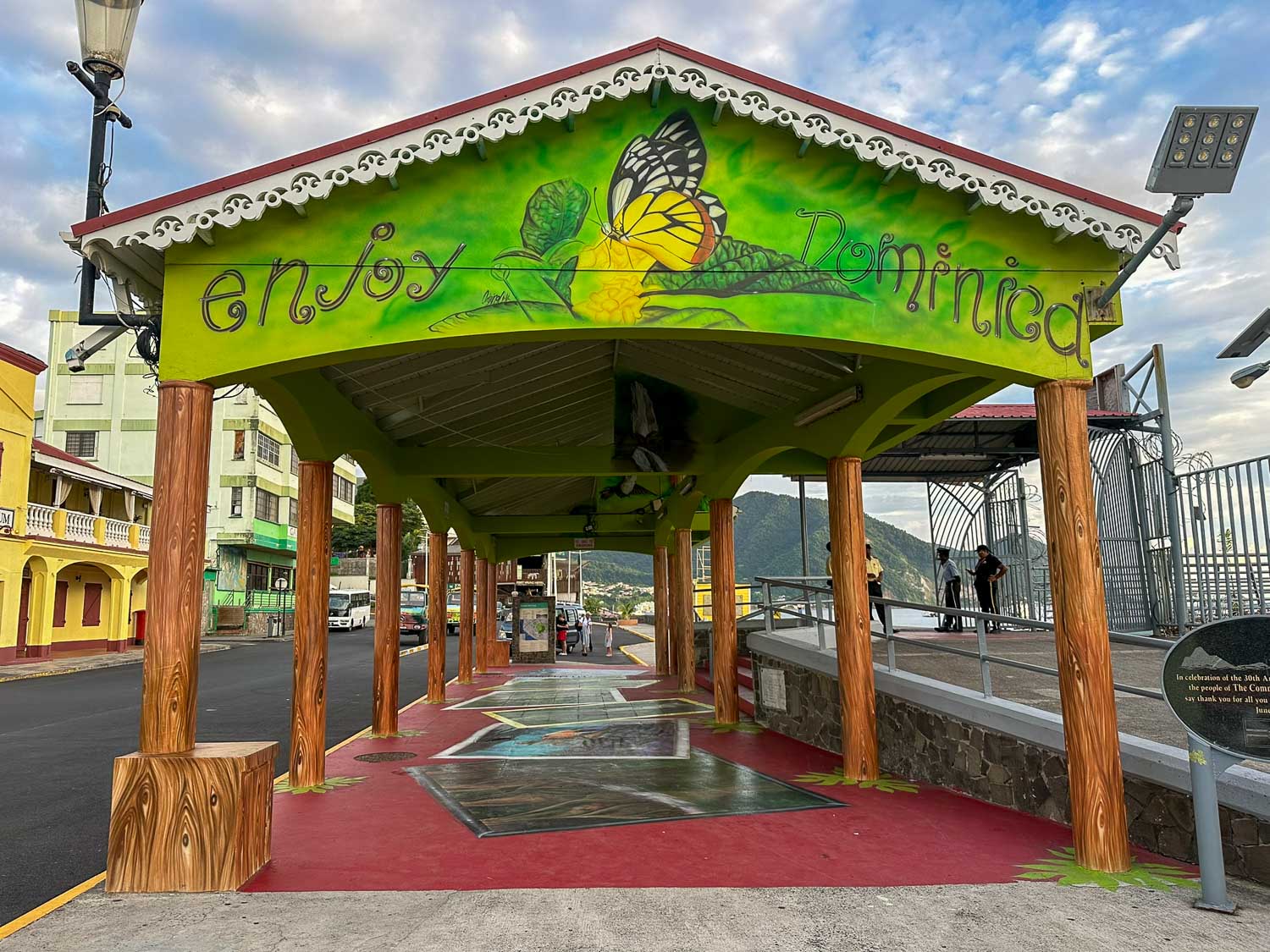 Gateway to the Dominica Cruise Port Roseau, Dominica