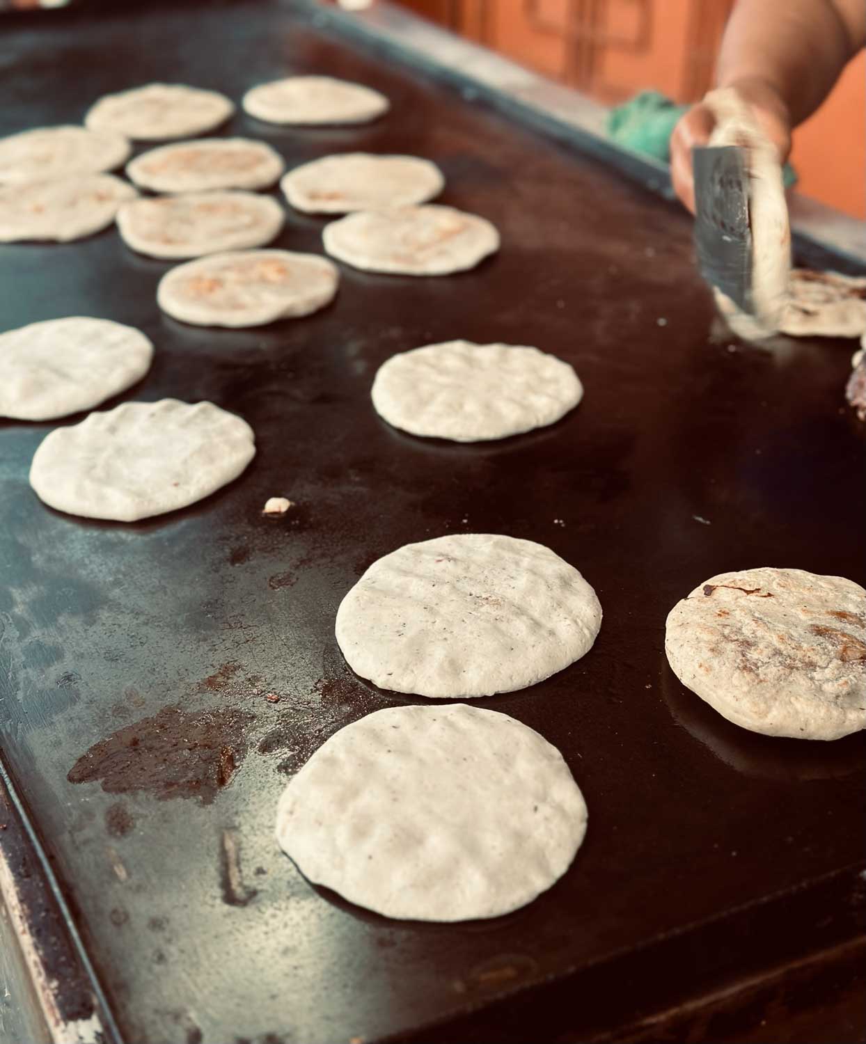 Local pupuseria San Salvador, El Salvador