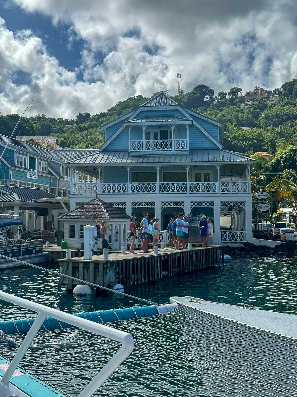 Marigot Bay pier St. Lucia