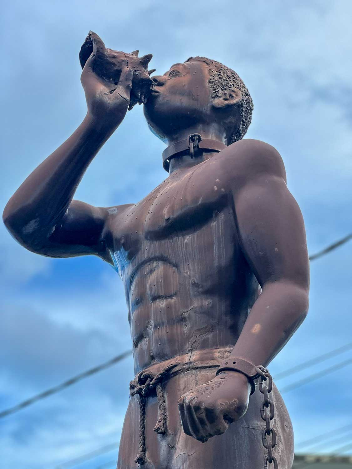 Neg Mawon Emancipation Monument Roseau, Dominica