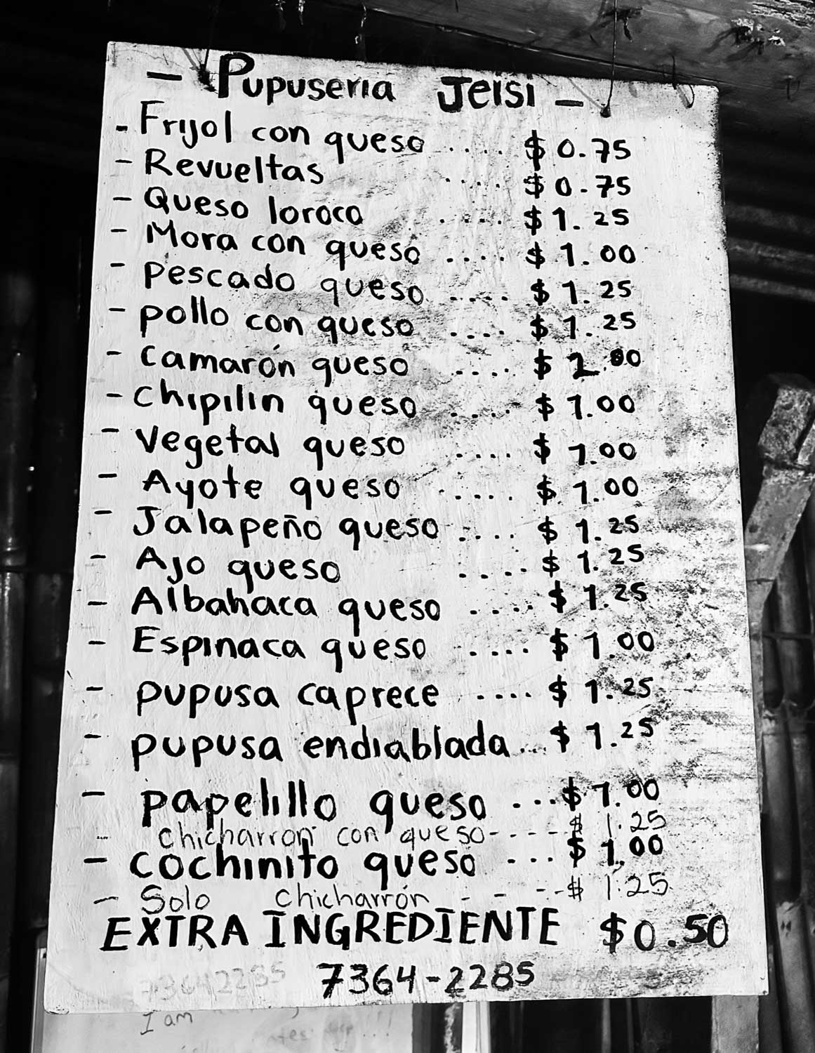 Pupuseria Jeisi El Zonte, El Salvador