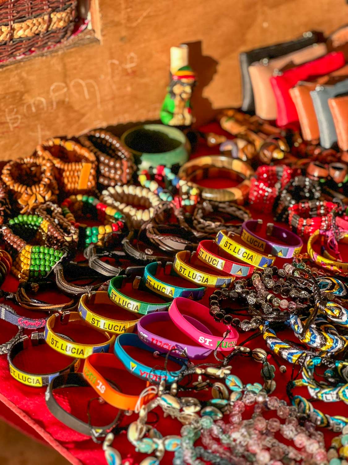 Souvenir hunting Castries Market, St. Lucia