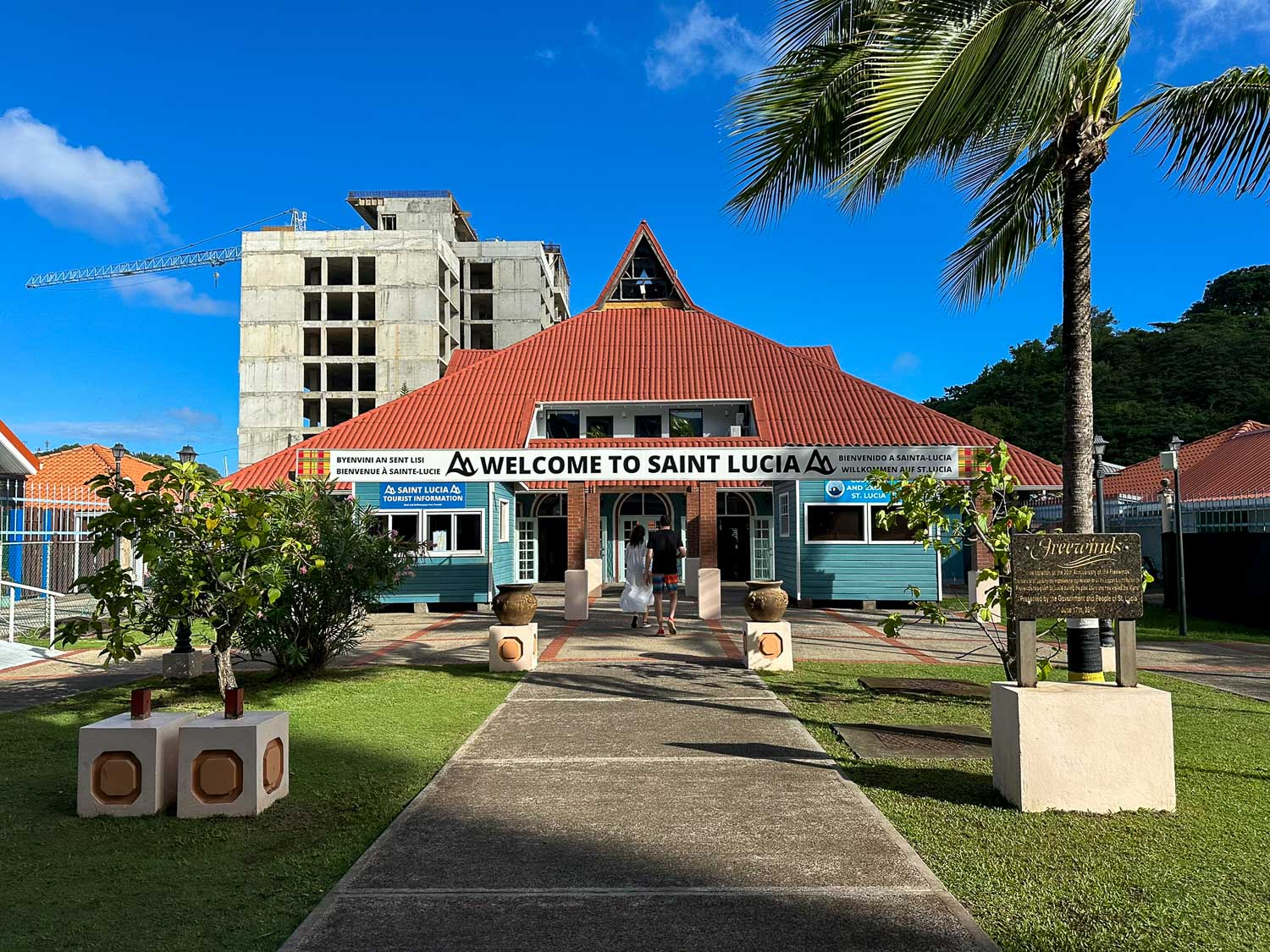 St. Lucia Cruise Port terminal St. Lucia