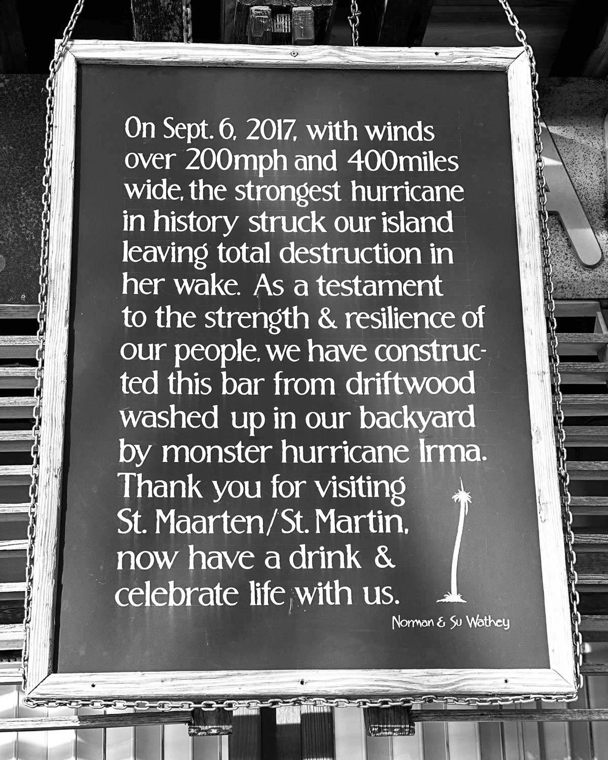 The story of the Blue Bitch Bar Philipsburg, St. Maarten