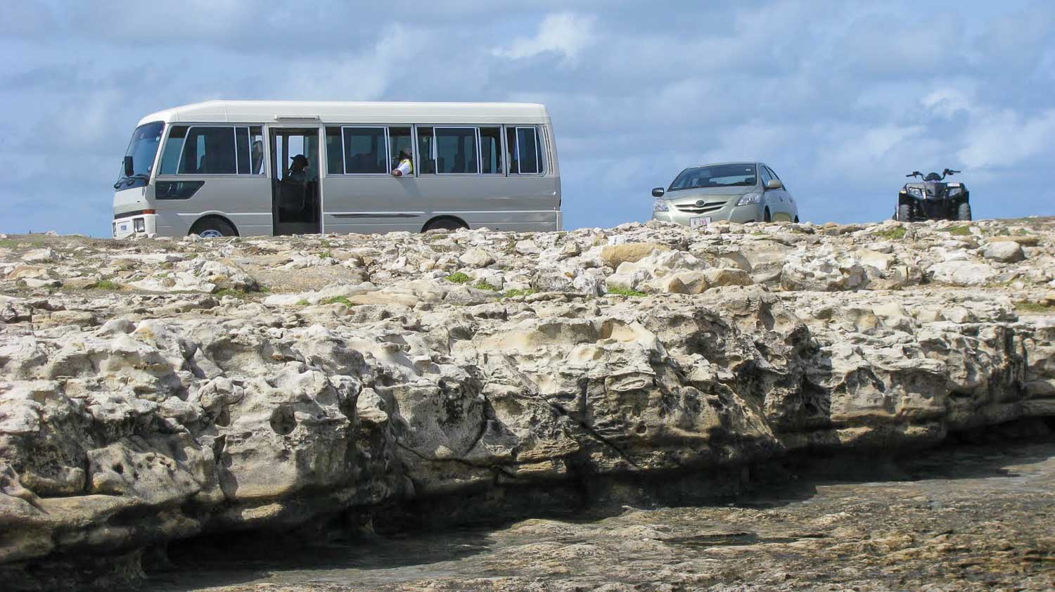 Tourist mini bus Antigua