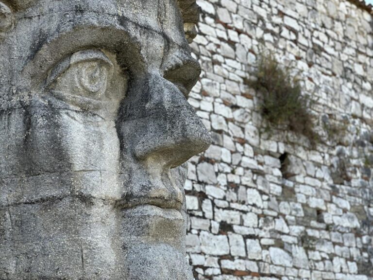 Head of Constantine Berat Castle, Albania