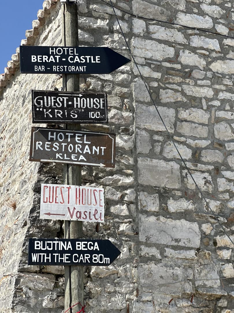 Accommodations within Berat Castle Berat, Albania