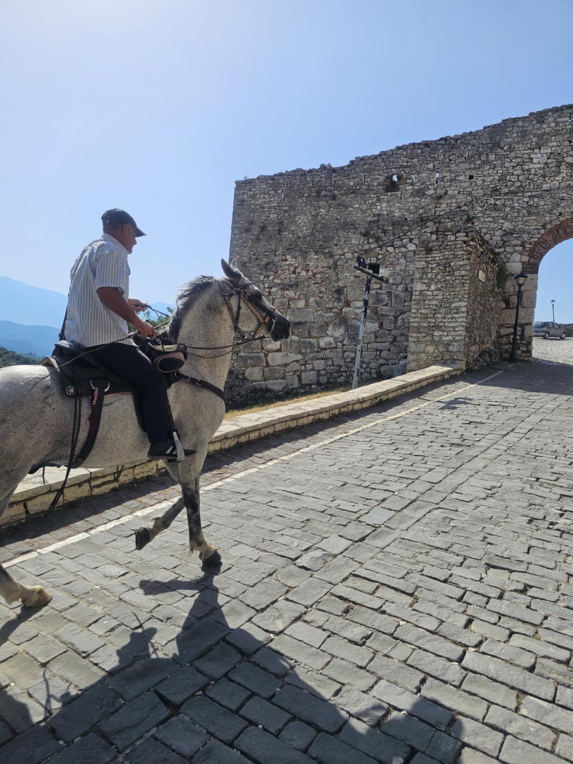 Main entrance to Berat Castle Berat, Albania