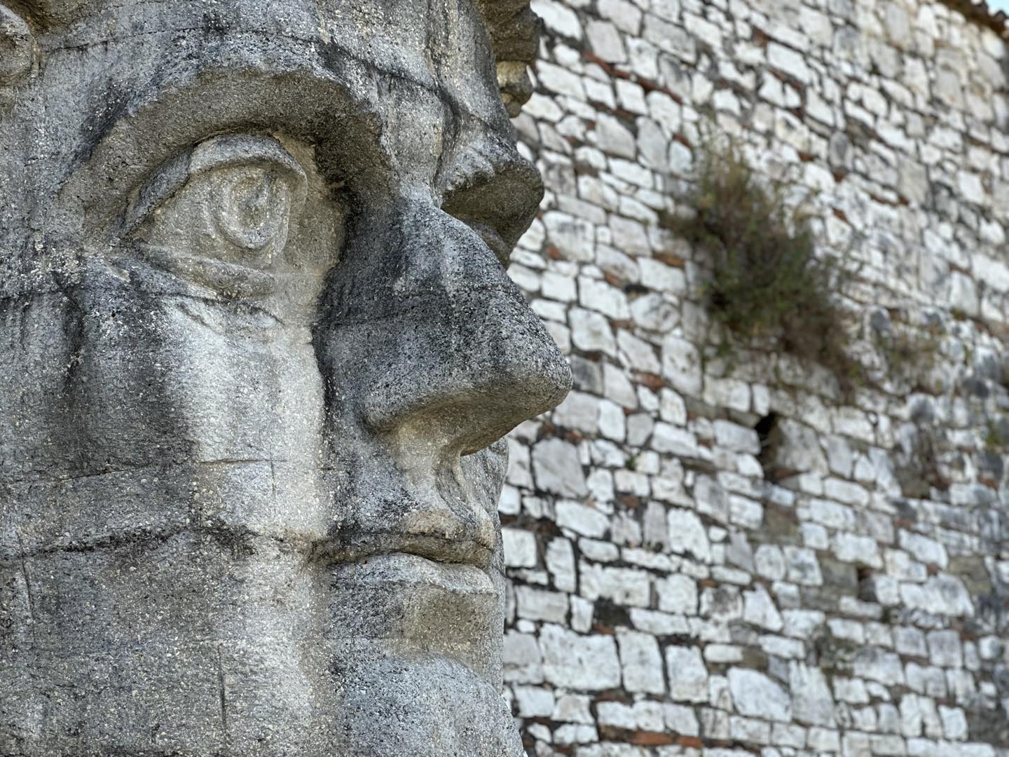 Head of Constantine Berat Castle, Albania