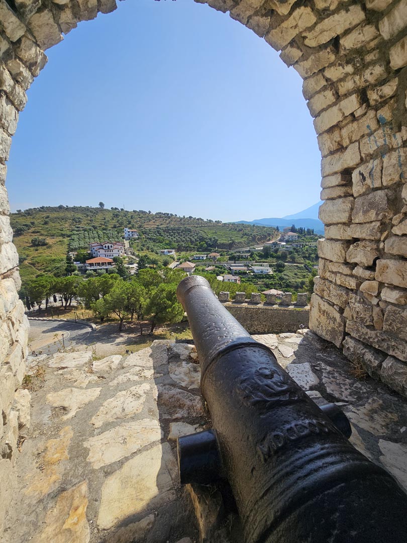 Berat Castle cannon Berat, Albania
