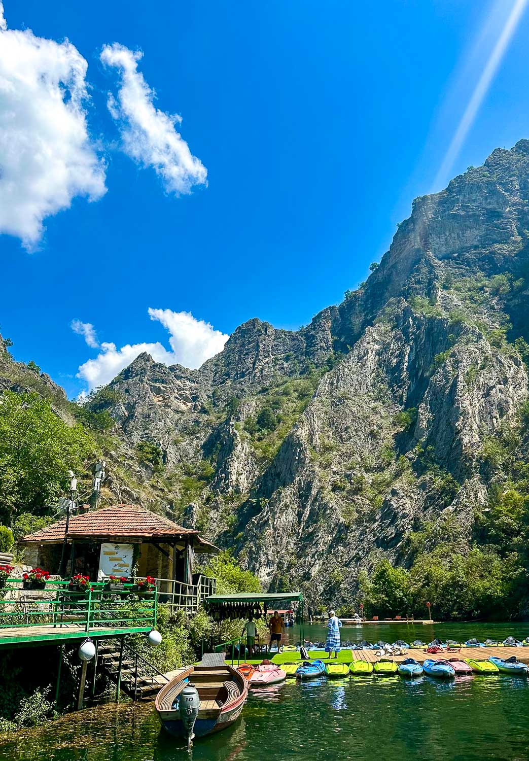Canyon Cliffs Matka Canyon, North Macedonia