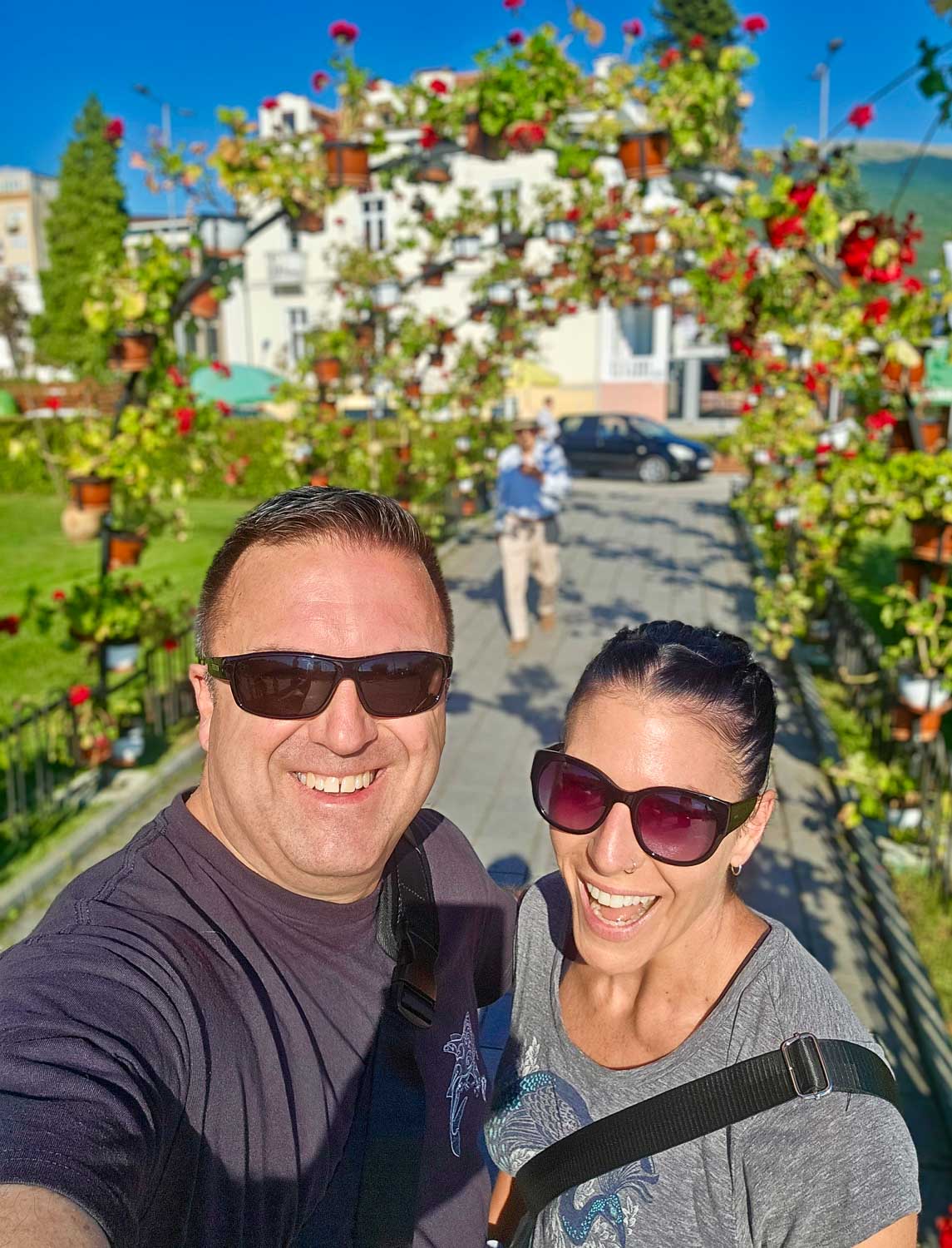 Flower Arch Ohrid, North Macedonia