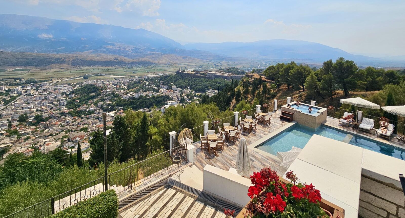 View from Kerculla Resort Gjirokaster, Albania