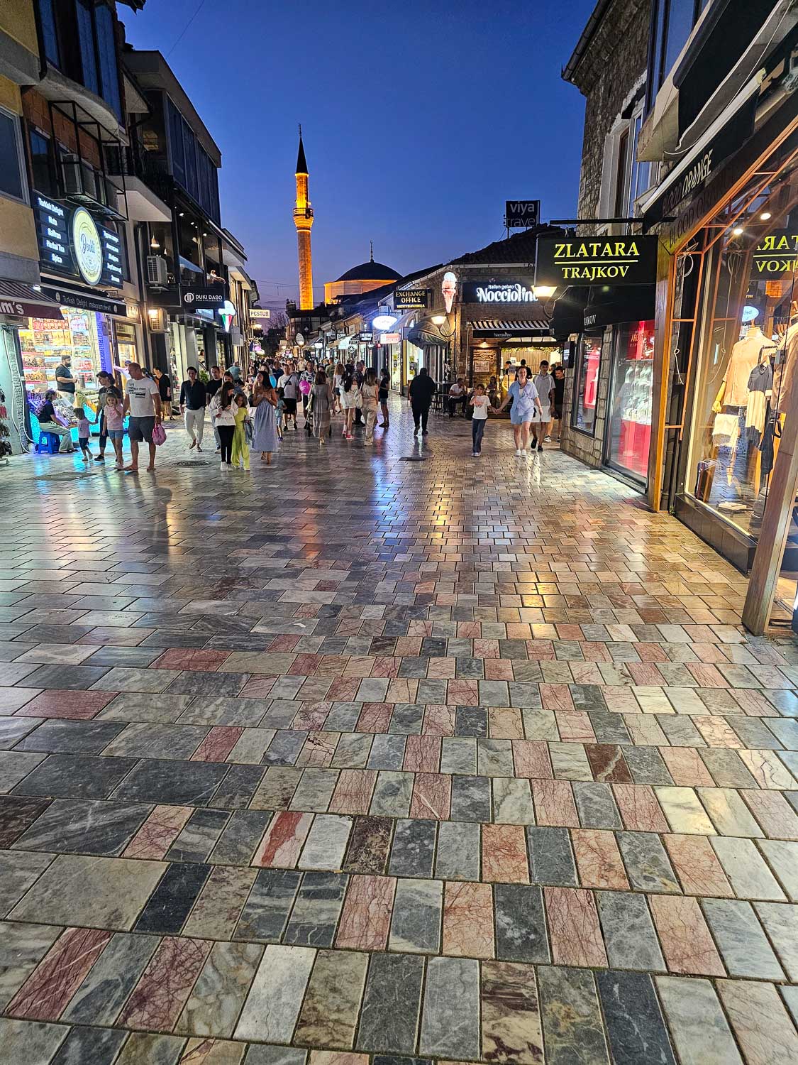 Old Bazaar Street Ohrid, North Macedonia