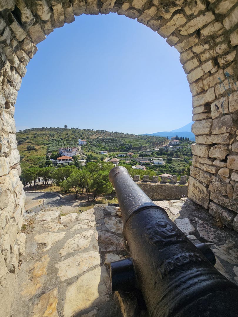 Berat Castle cannon Berat, Albania