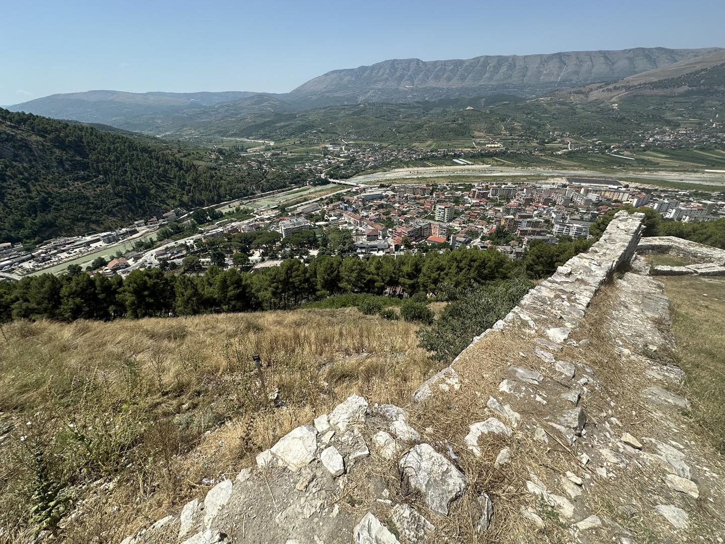 Berat Castle Wall Berta, Albania