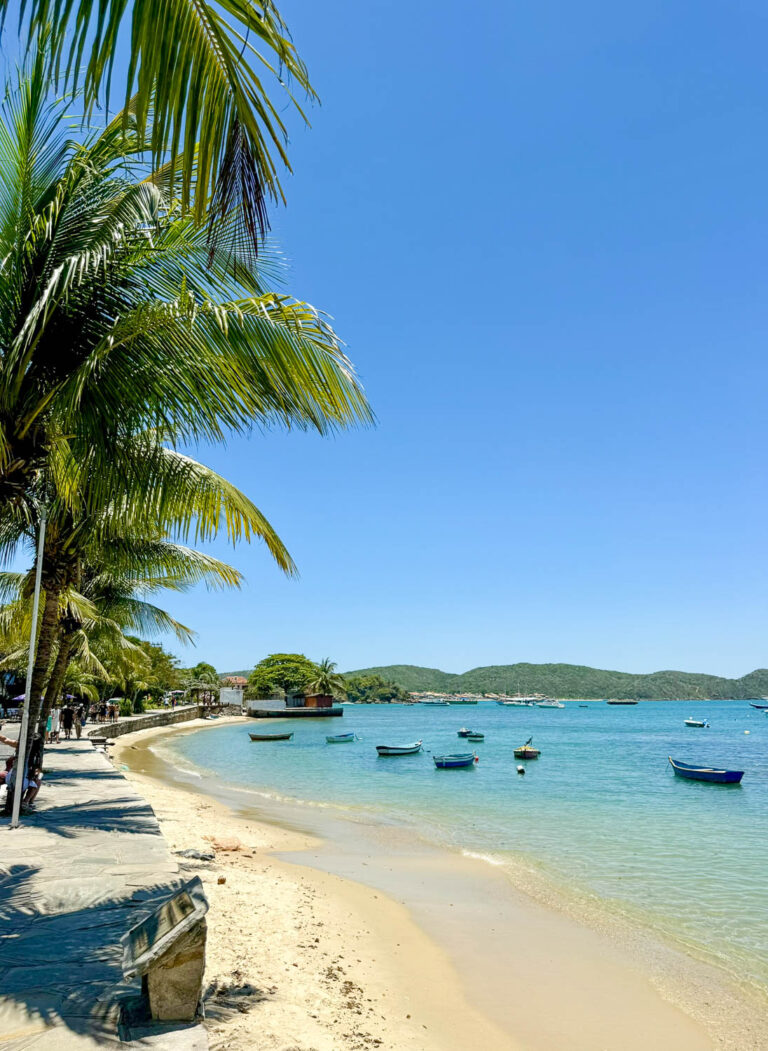 Orla Bardot Boardwalk in Búzios, Brazil along the waterfront