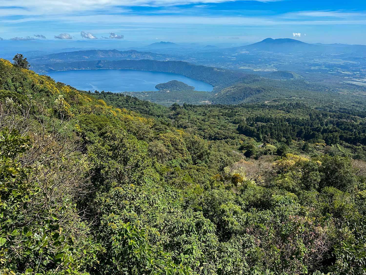 Volcanic landscape at Cerro Verde National Park in El Salvador