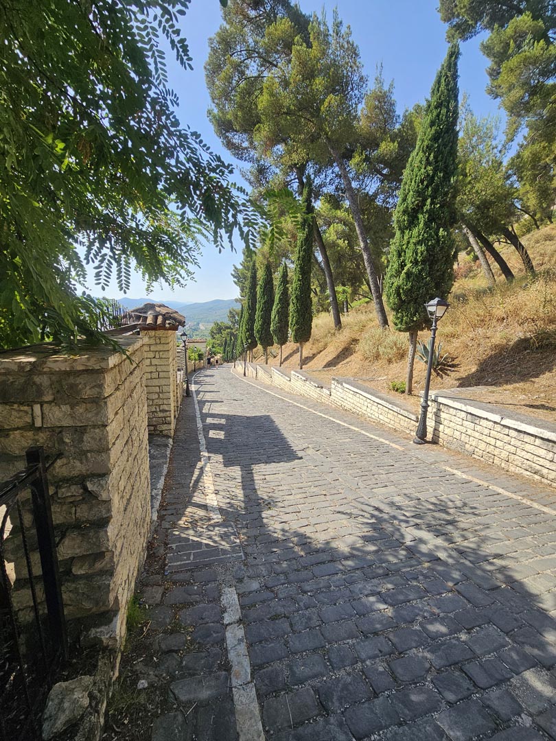 Road to the Castle Berat, Albania