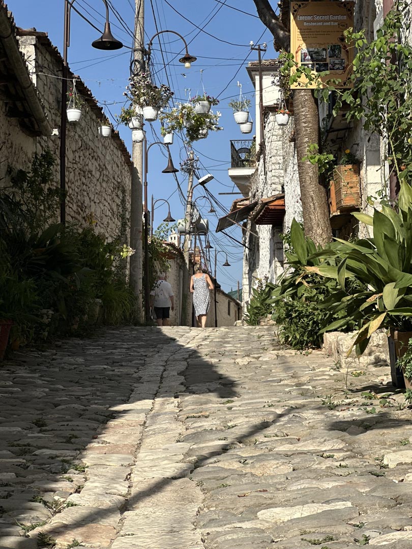 Streets of Gorica Neighborhood Berat, Albania