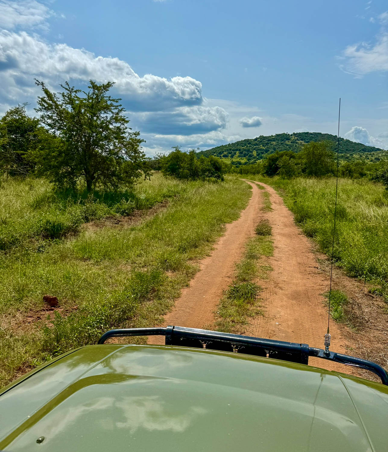 Lake Shore Road near the Tanzania border in Akagera National Park, Rwanda
