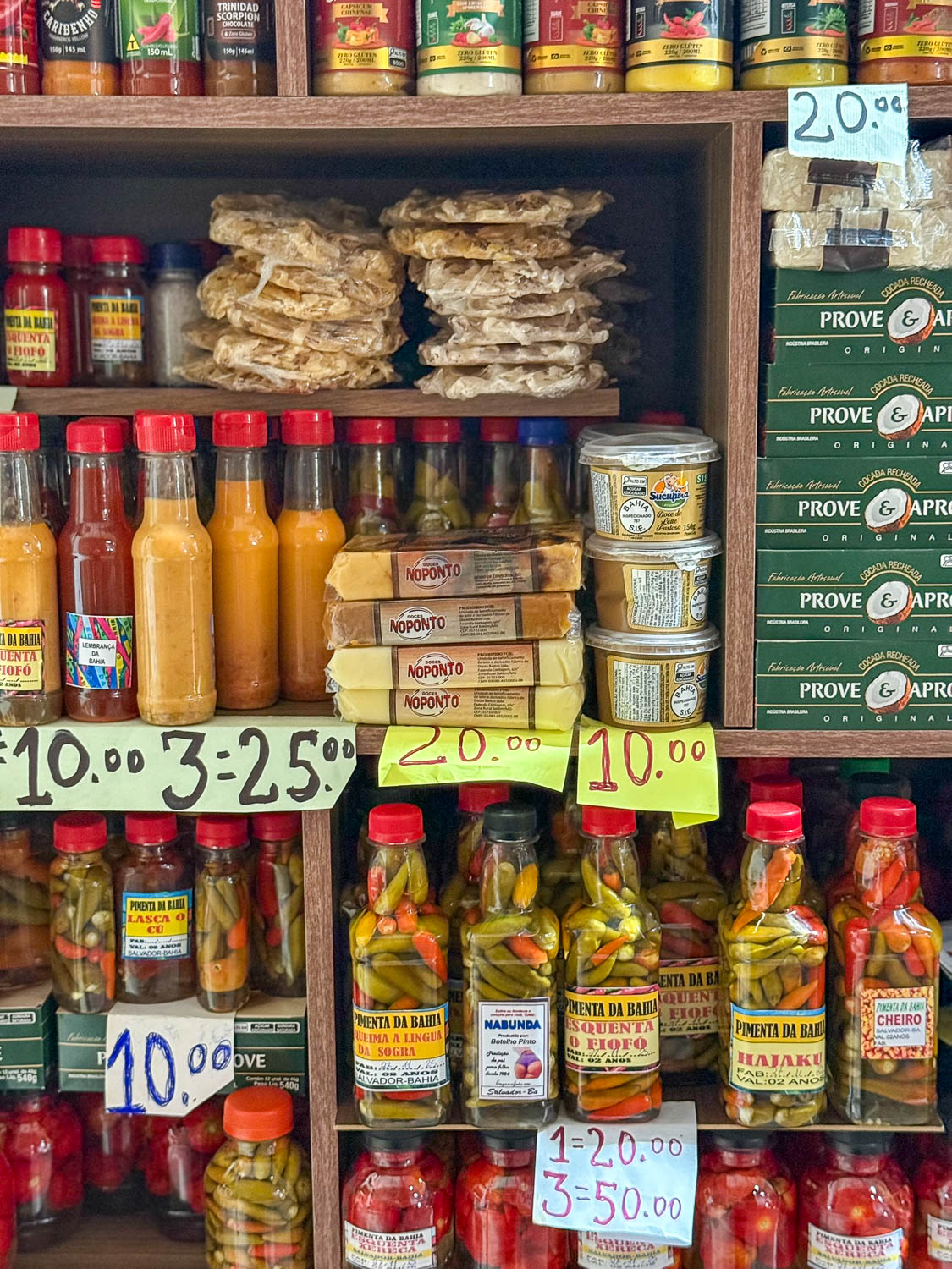 Spices and peppers used in Bahia Brazil reflecting bold Afro-Brazilian cuisine flavors