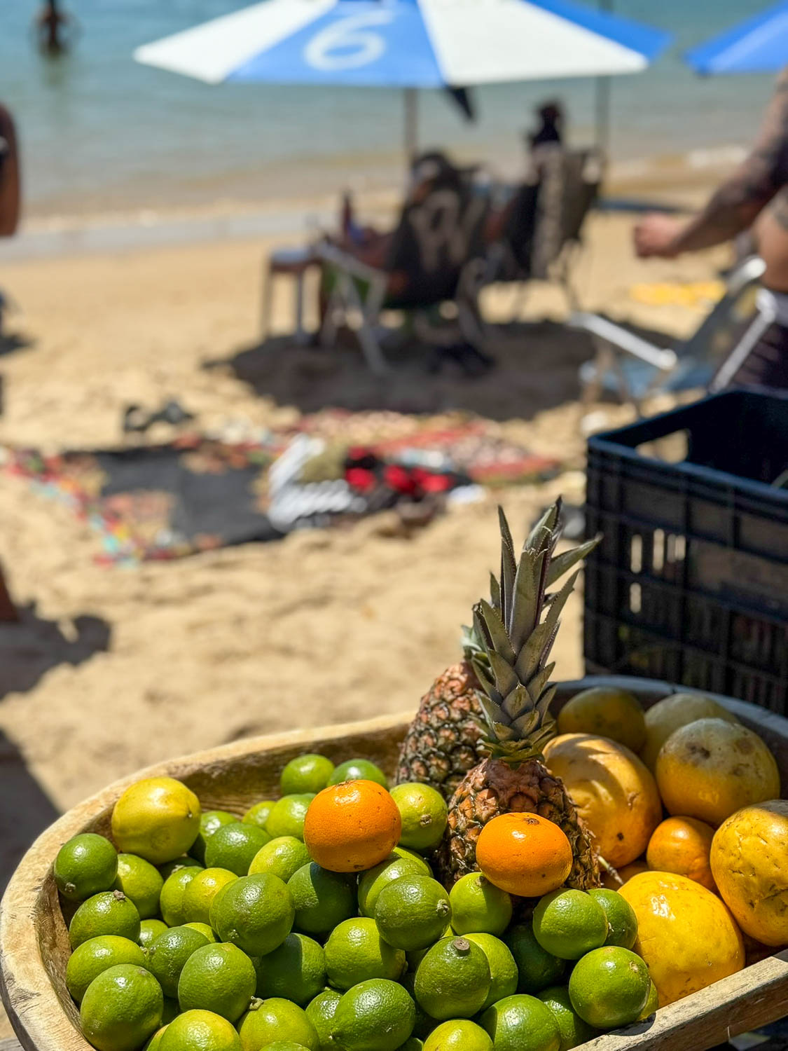 Traditional Brazilian Food: Iconic Dishes, Snacks, and Desserts 33 Fresh fruit and juice served near the beach in Brazil