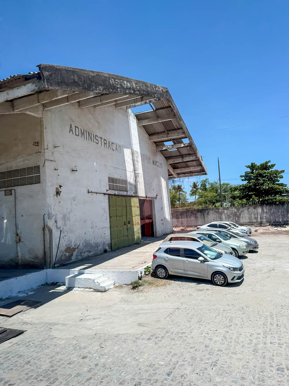 Historic industrial warehouse building in downtown Maceio Brazil