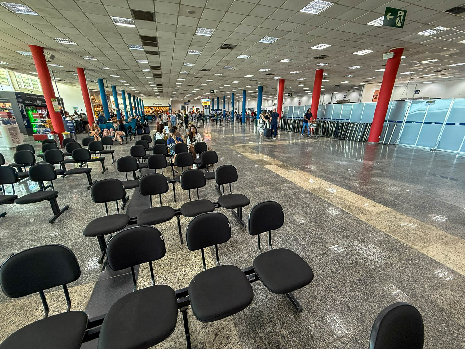 Modern cruise passenger terminal at the Port of Santos, Brazil, designed to handle high volumes of cruise travelers.