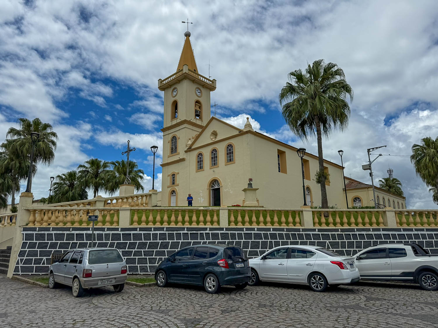 Historic Igreja Matriz de Nossa Senhora do Porto church in Morretes, Paraná.